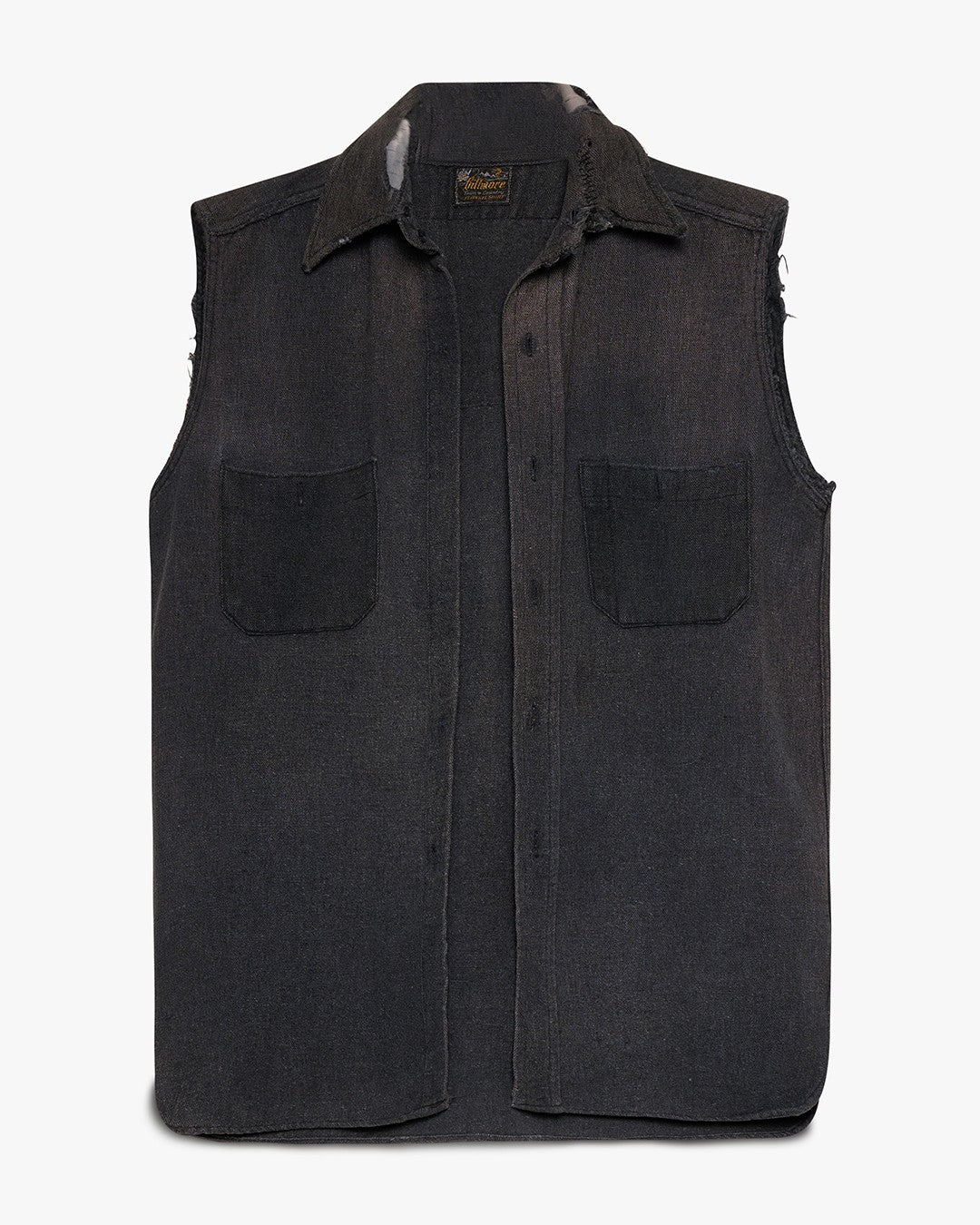 Faded Navy Blue Short Sleeve Gilmore Button Down Shirt