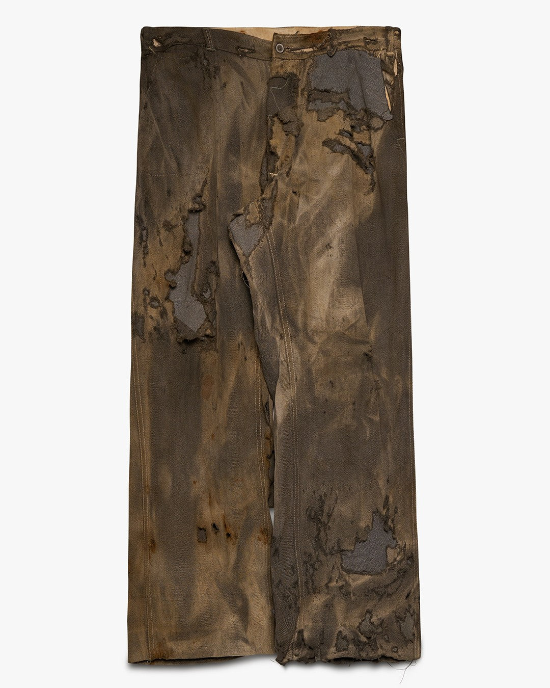 Thrashed/Sun Faded Black Denim Pants