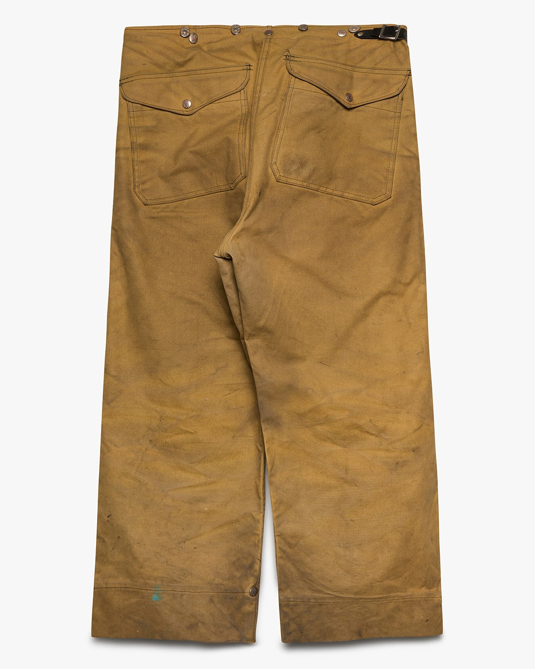 Dirt-Stained Tan Globe Fireman's Pants