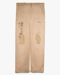 Thrashed/Repaired Tan Chinos