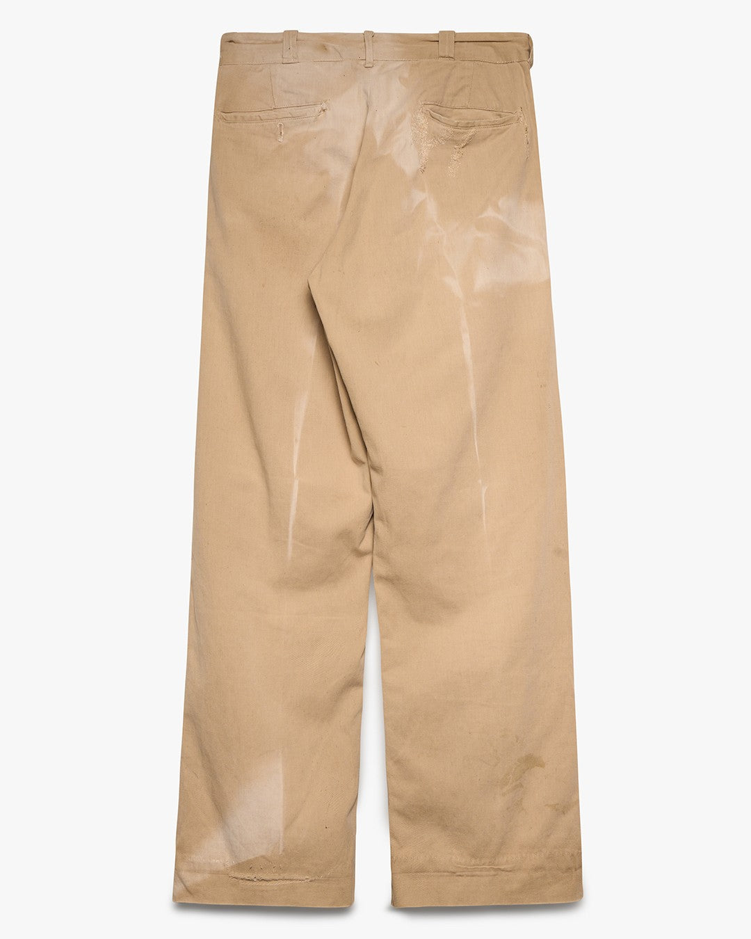 Distressed/Repaired Tan Chinos