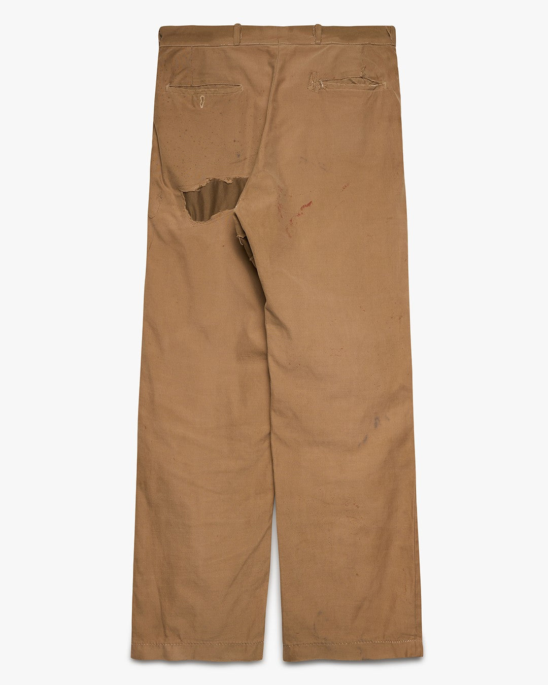 Distressed/Repaired Tan Chinos