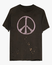 Peace Bleach Stained Tee