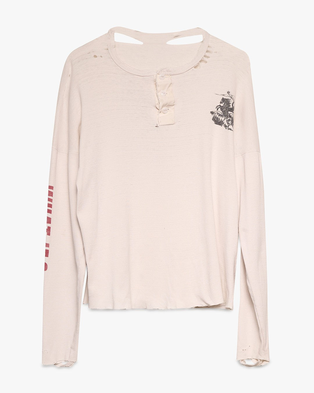 Native Tribal Henley Shirt
