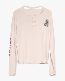 Native Tribal Henley Shirt