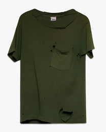 Blank Pocket Cut-Off Tee