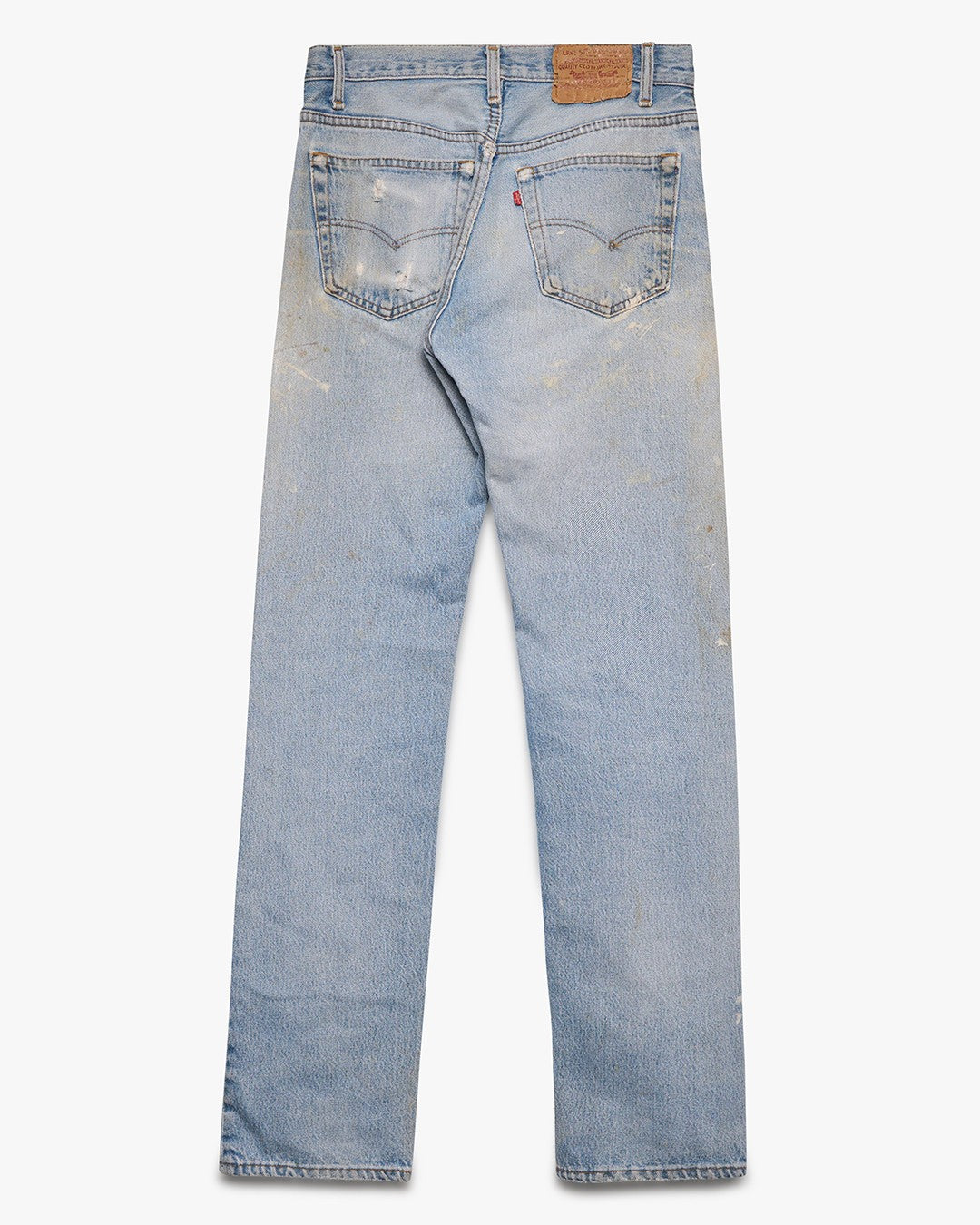 Repaired Light Wash Levi's 501 Jeans