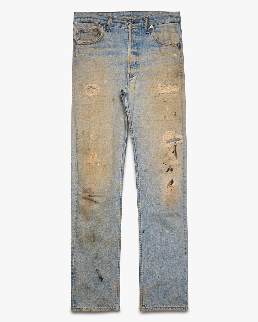 Light Mud/Oil Wash Levi's 501 Jeans