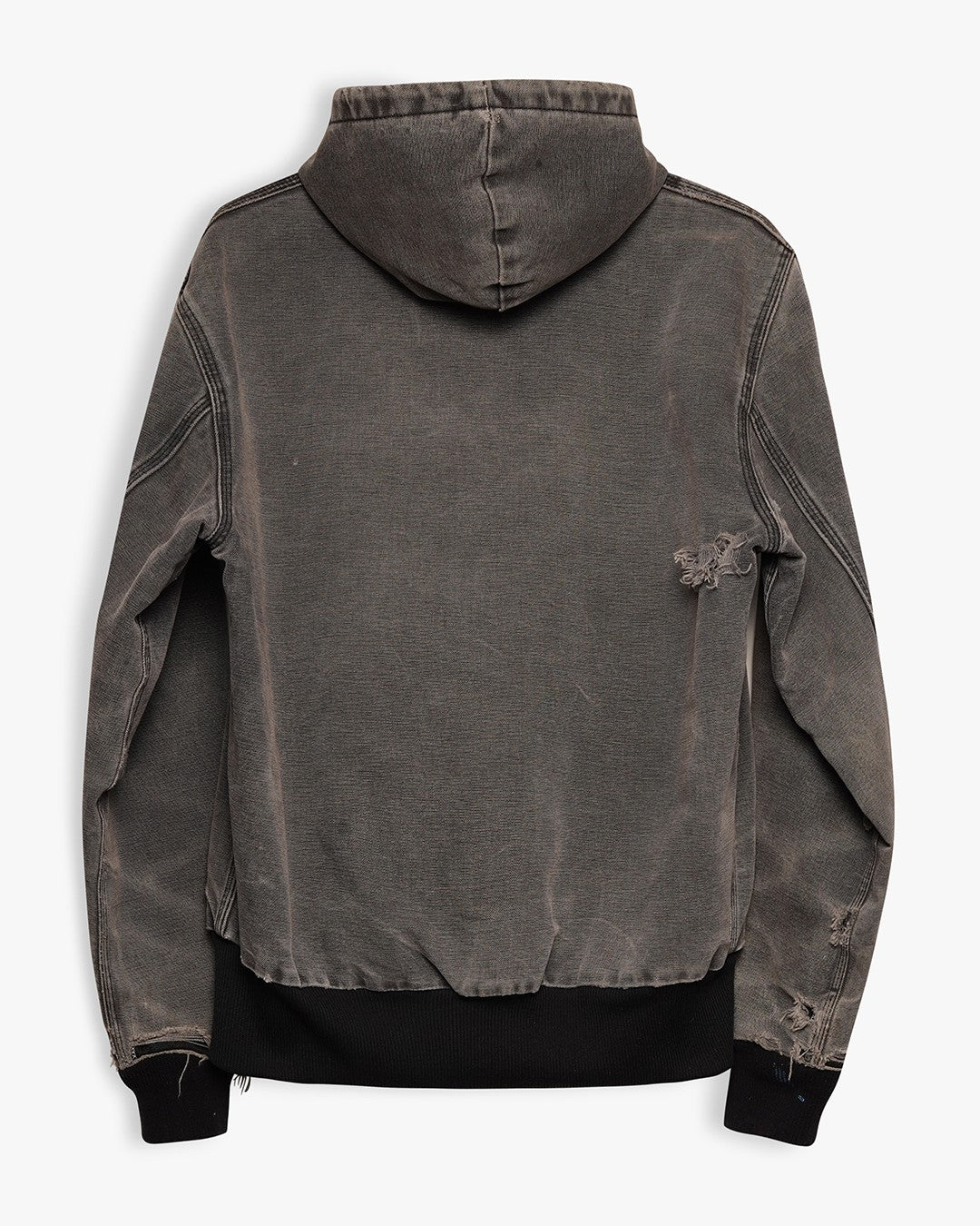 Faded Black Carhartt Hooded