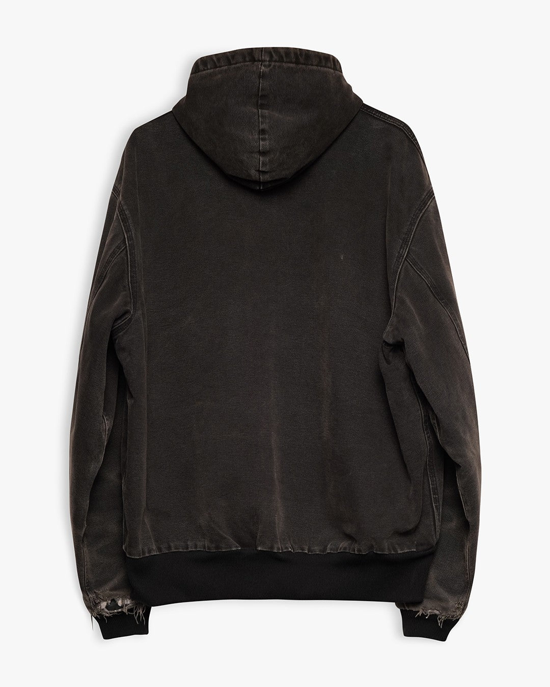 Faded Black Carhartt Hooded