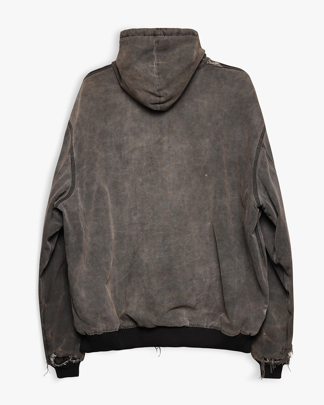 Faded Black Carhartt Hooded