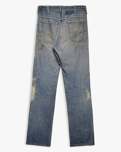 Faded/Distressed Denim Jeans