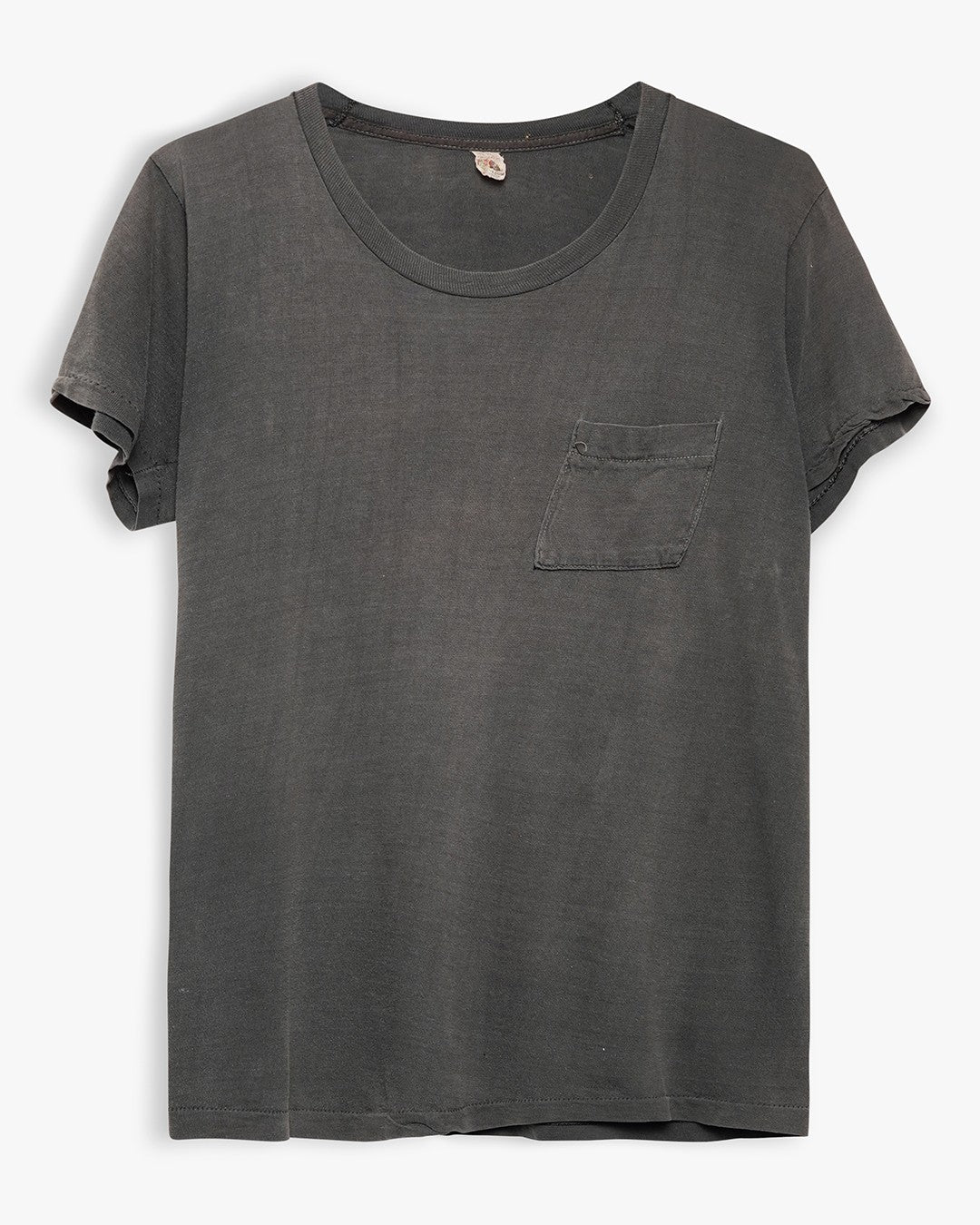 Faded Black Pocket Tee