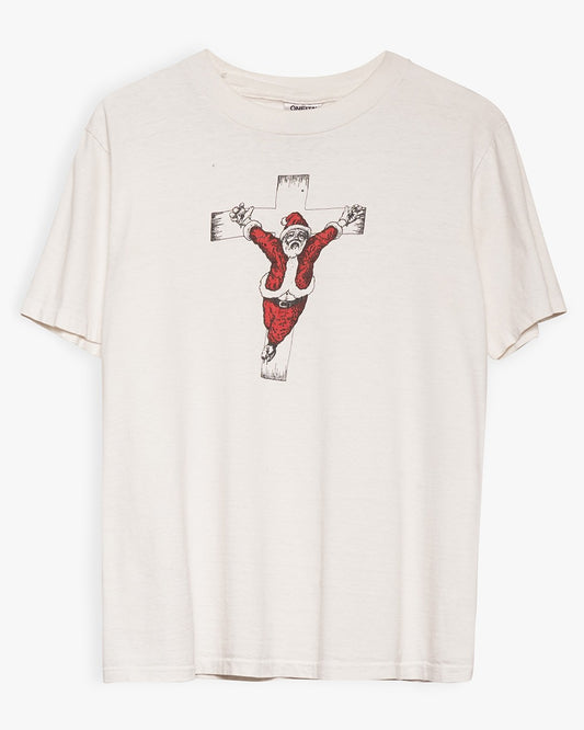 Santa Claus Crucifix Tee