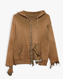 Olive Green Thermal Lined Zip-Up