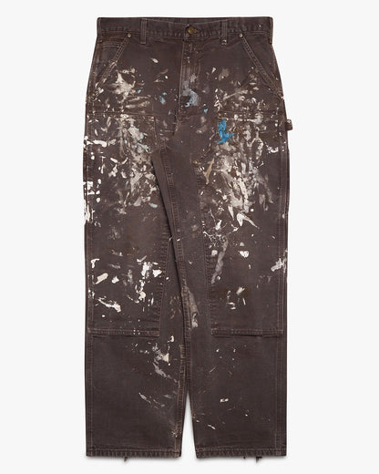 Painted Brown Carhartt Double Knee