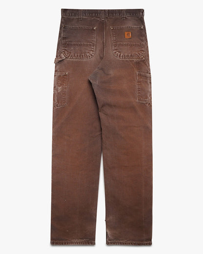 Faded Brown Carhartt Double Knee