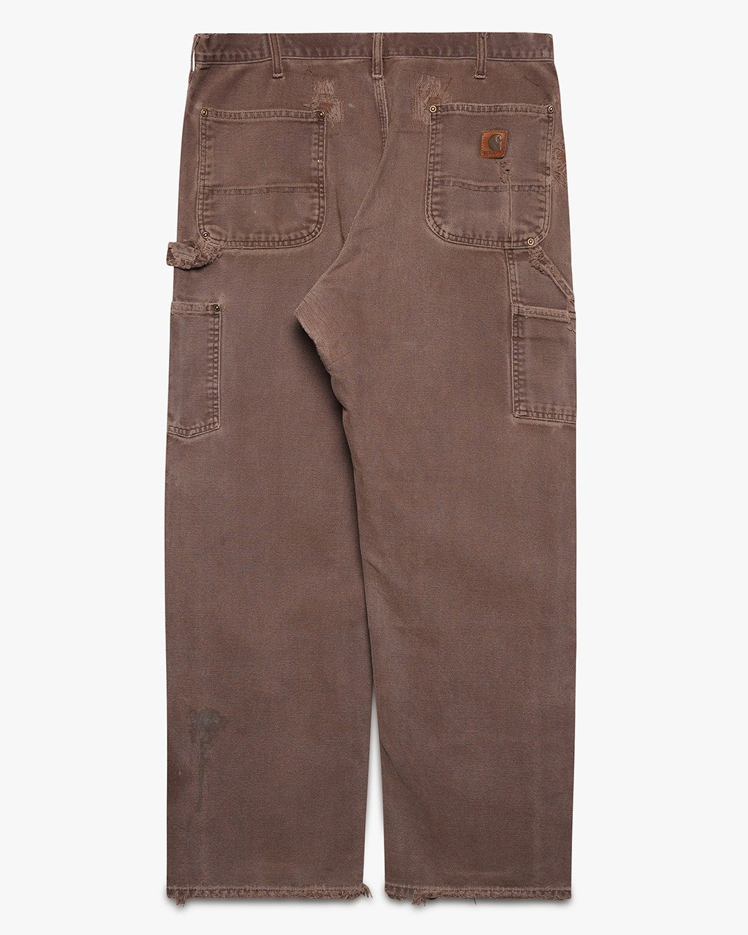 Distressed Brown Carhartt Double Knee
