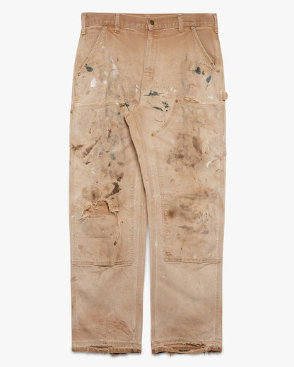 Painted Tan Carhartt Double Knee