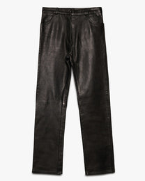 Leather Moto Pants