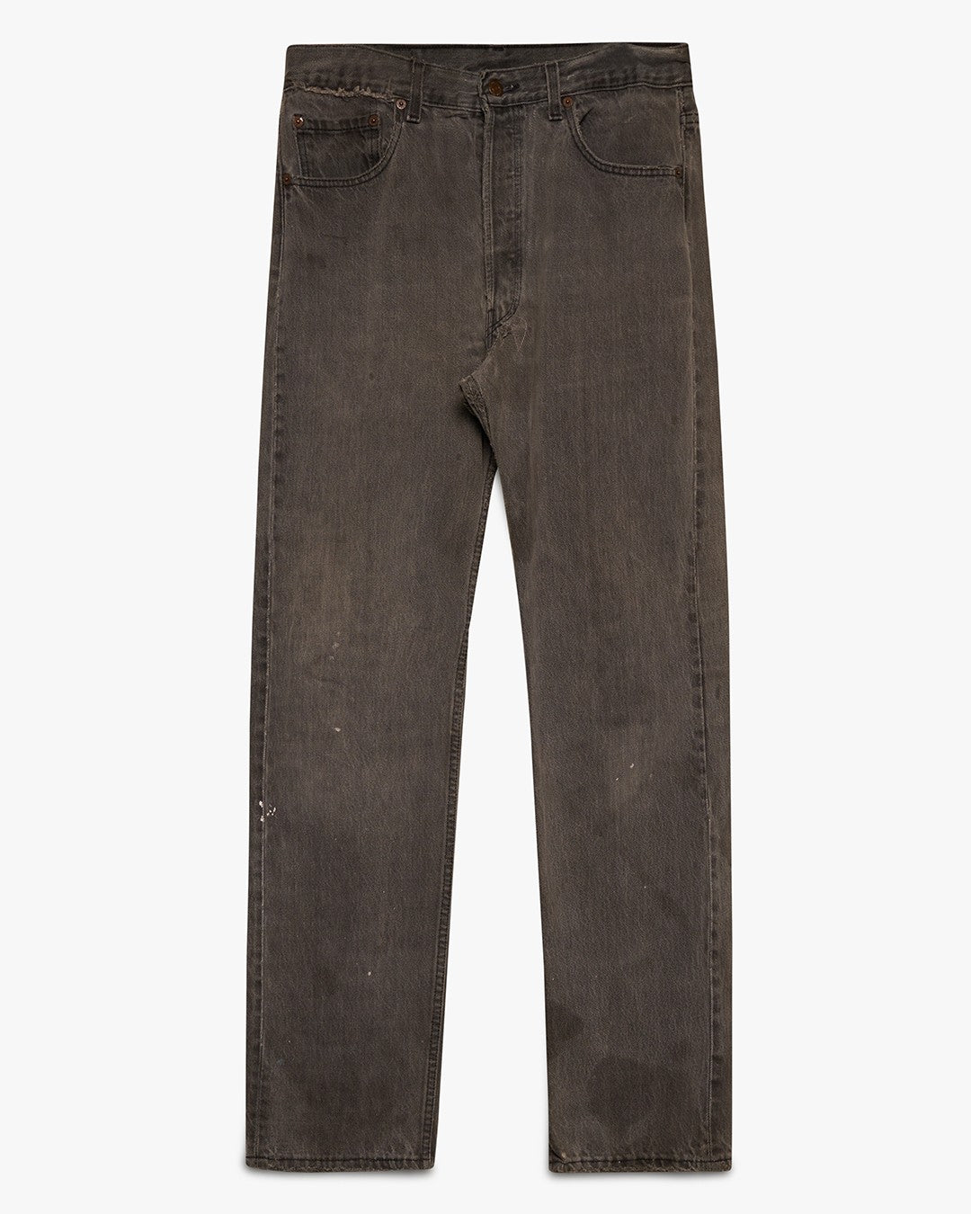 Faded &amp; Repaired Levi's Jeans