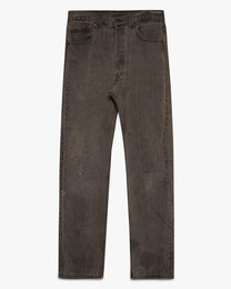 Faded &amp; Repaired Levi's Jeans