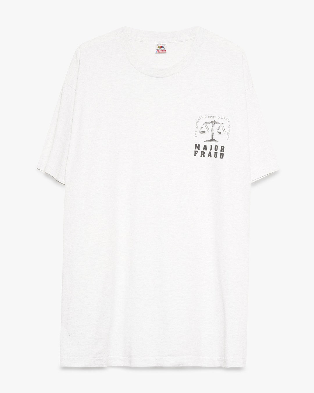 Heather Grey Major Fraud Law Tee