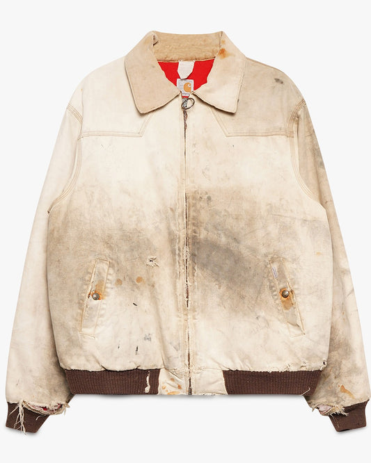 Dirt Stained Beige Carhartt Santa Fe Jacket