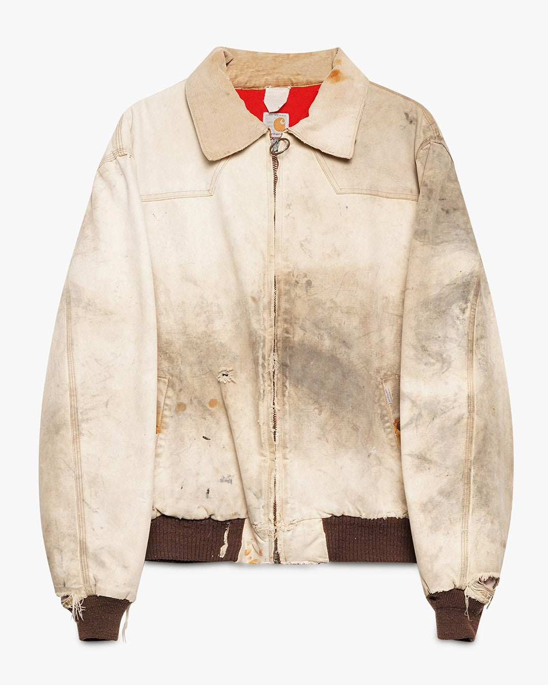 Dirt Stained Beige Carhartt Santa Fe Jacket