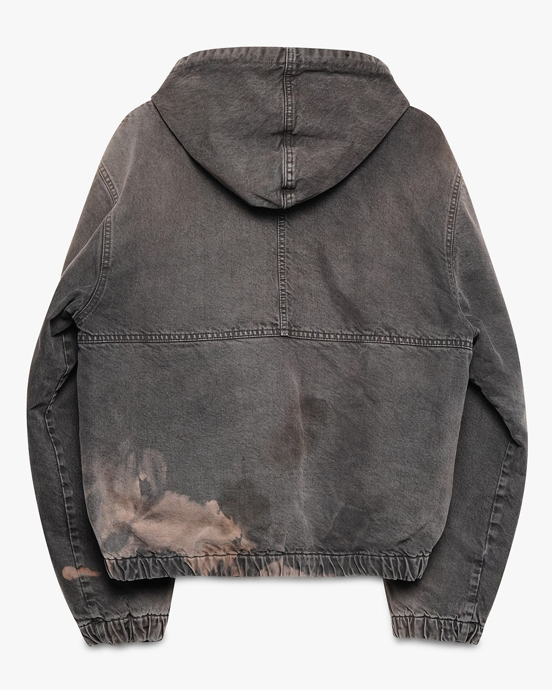 Steel Blue Stussy Hooded Jacket
