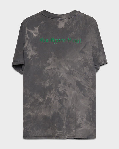 Bleached Black Enigma Tee