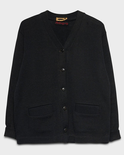 Black Cardigan Knit