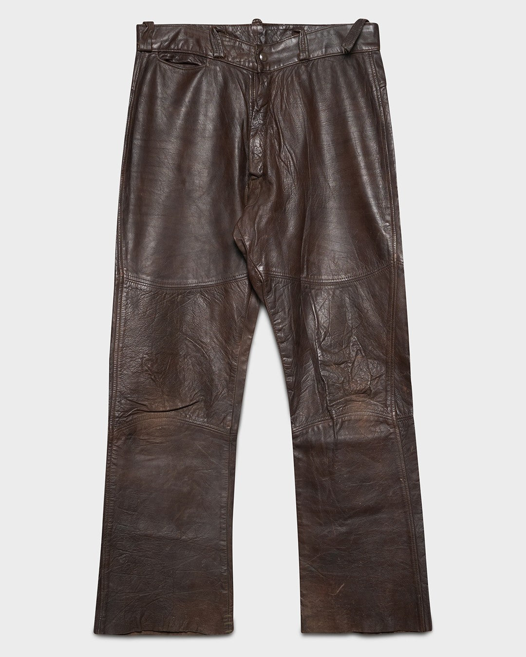 Brown Leather Pants