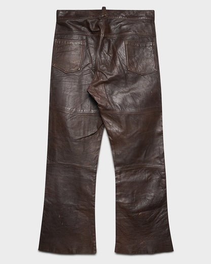 Brown Leather Pants