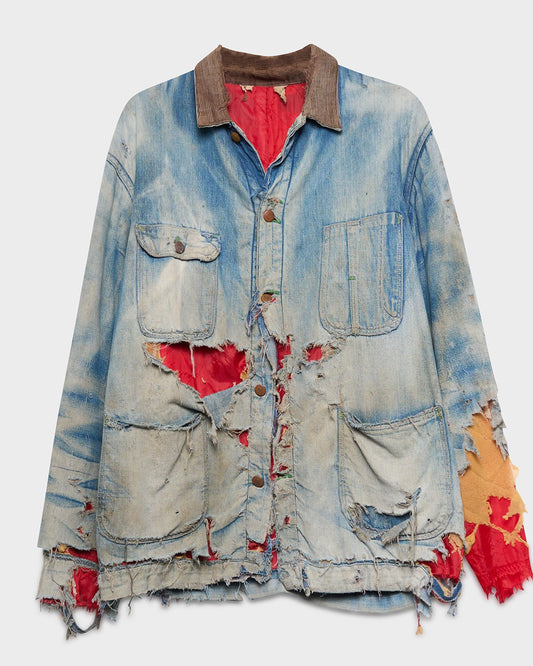 Thrashed Denim Chore Coat