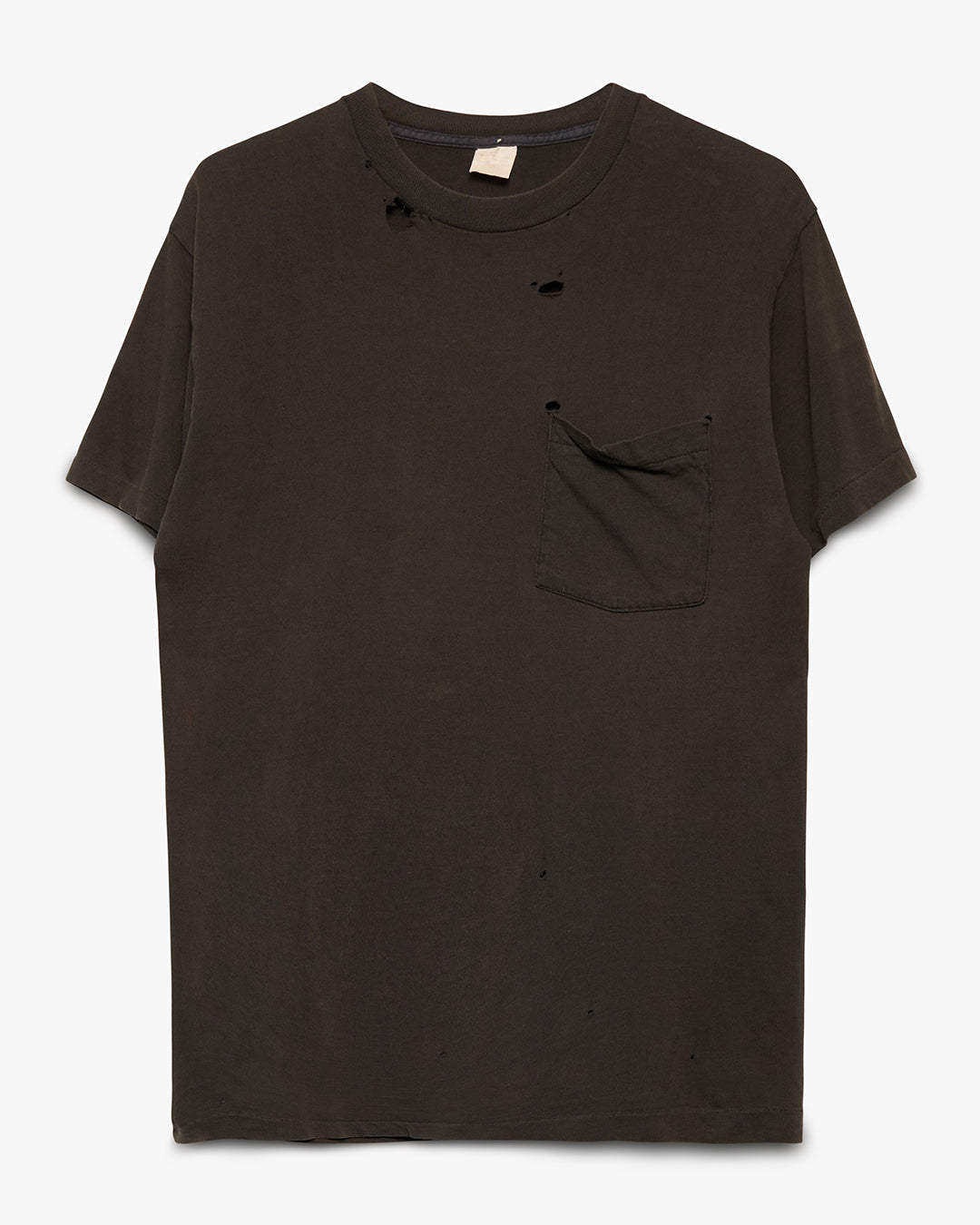 Distressed Fruit Of The Loom Pocket Tee