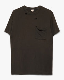 Distressed Fruit Of The Loom Pocket Tee