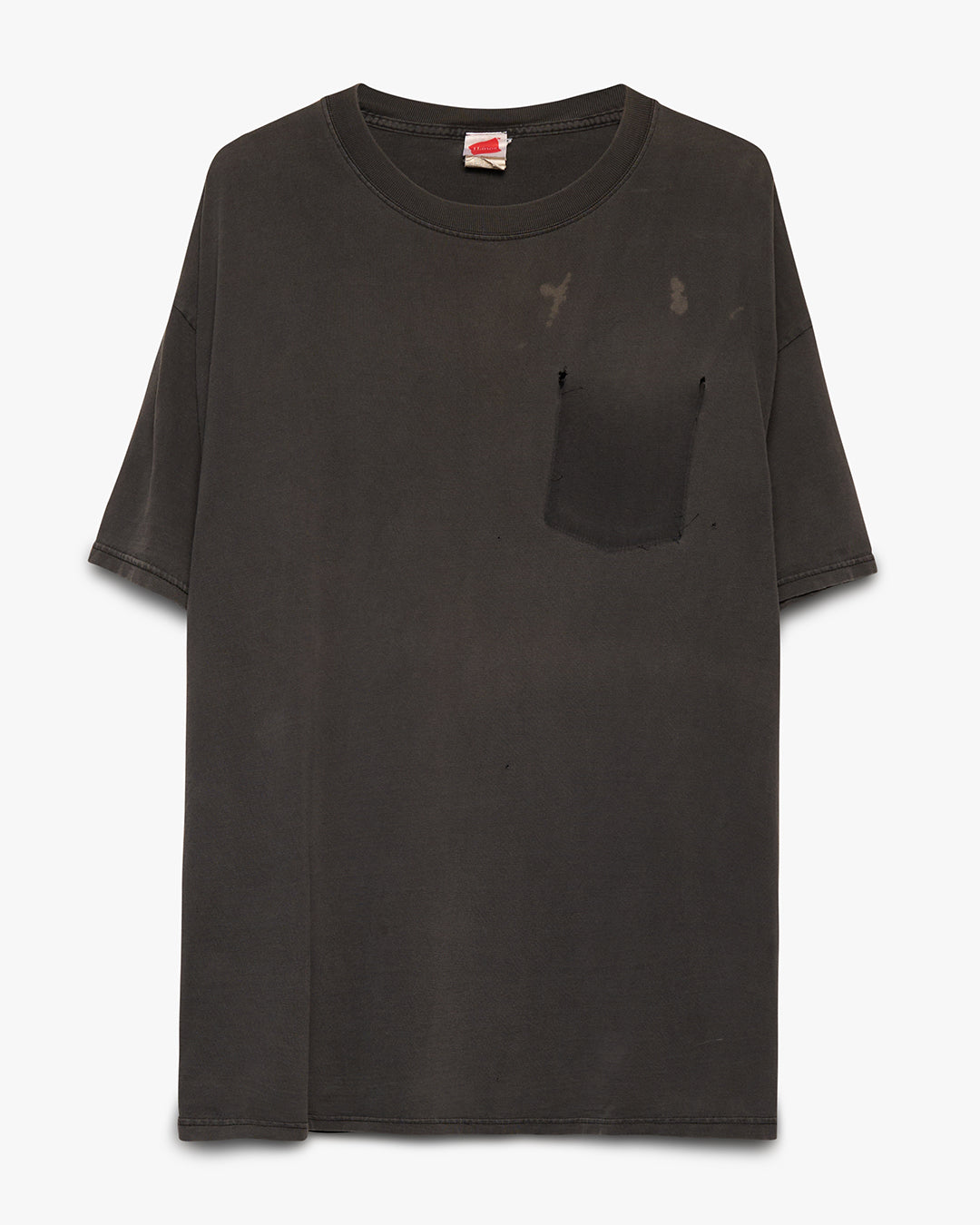Faded &amp; Stained Removed Pocket Tee