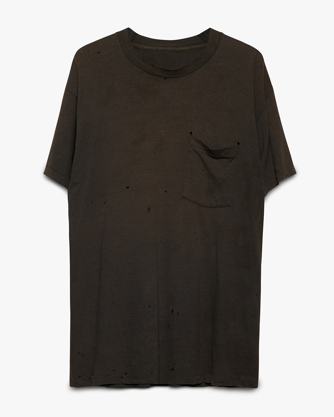 Distressed &amp; Faded Pocket Tee