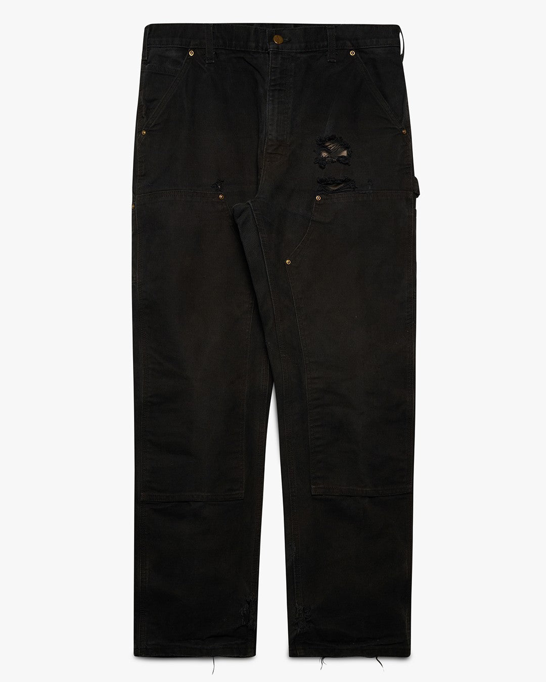 Distressed &amp; Faded Carhartt Double Knees