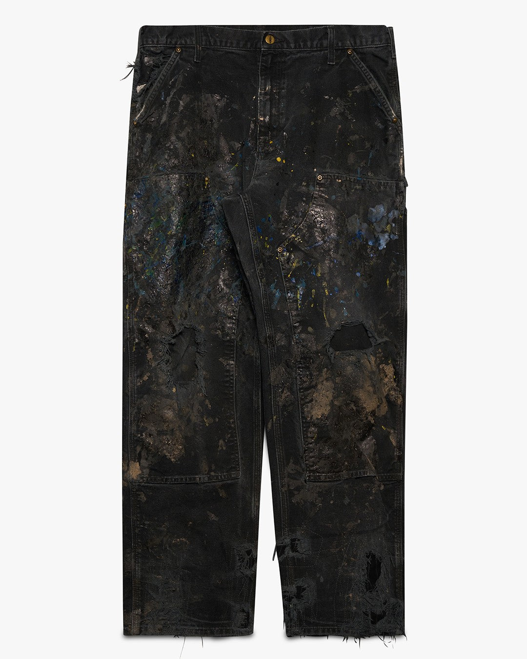 Painted &amp; Repaired Carhartt Double Knees