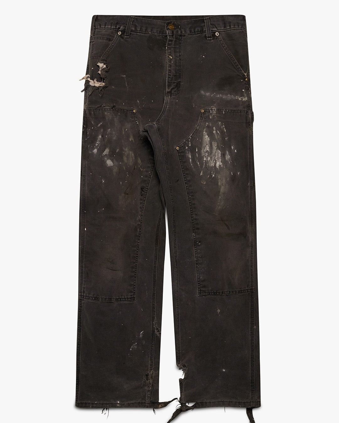Faded &amp; Painted Carhartt Double Knees