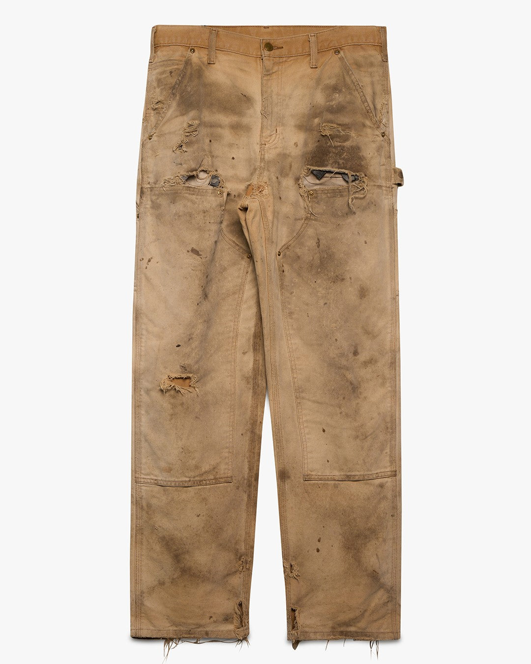Distressed &amp; Stained Carhartt Double Knees