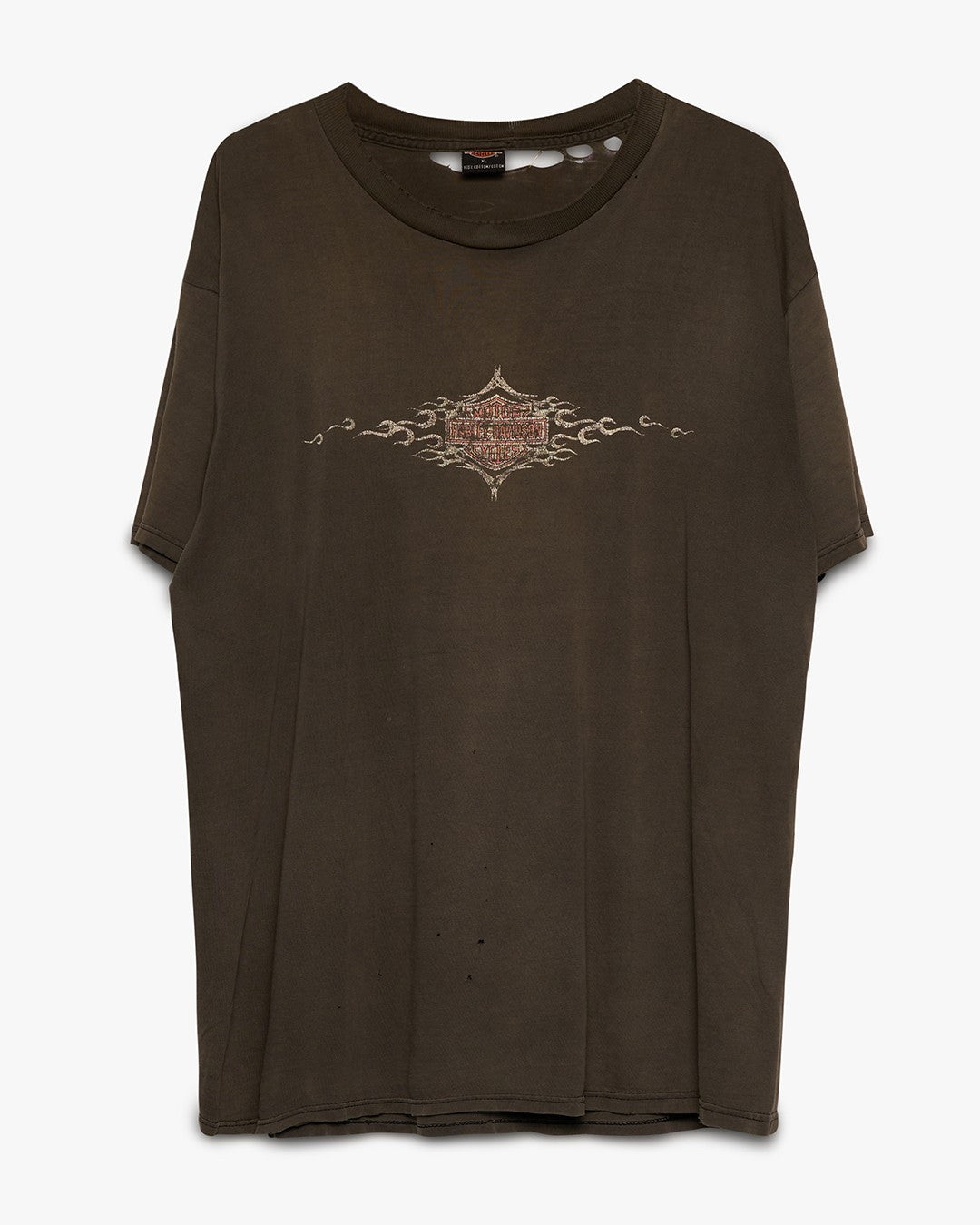 Distressed &amp; Faded Harley Tee