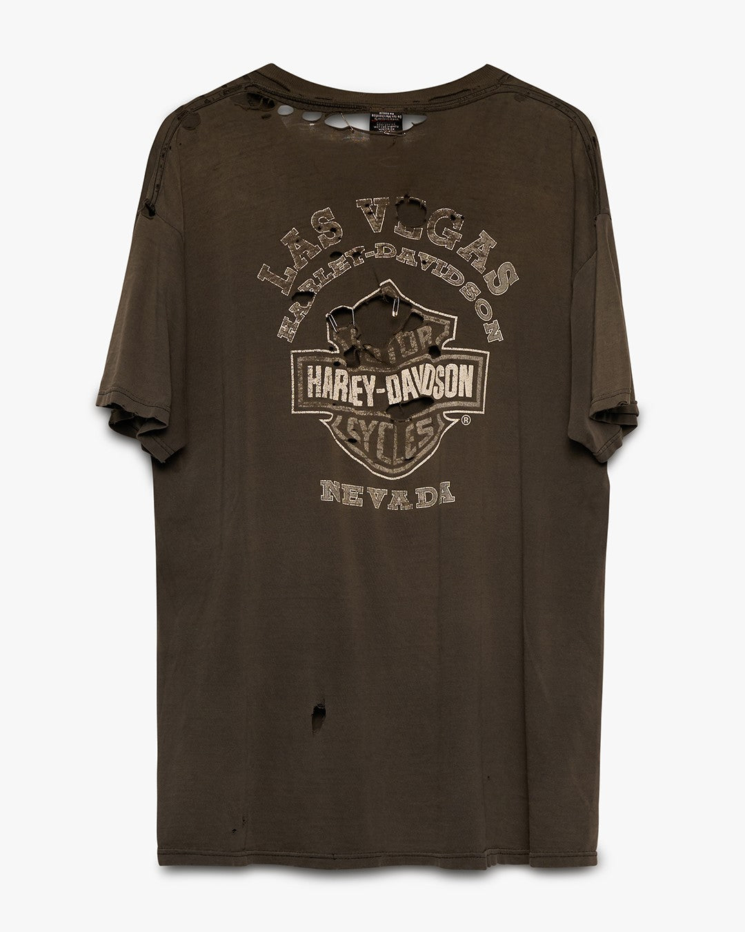 Distressed &amp; Faded Harley Tee