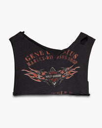 Chopped &amp; Cropped Harley Tee