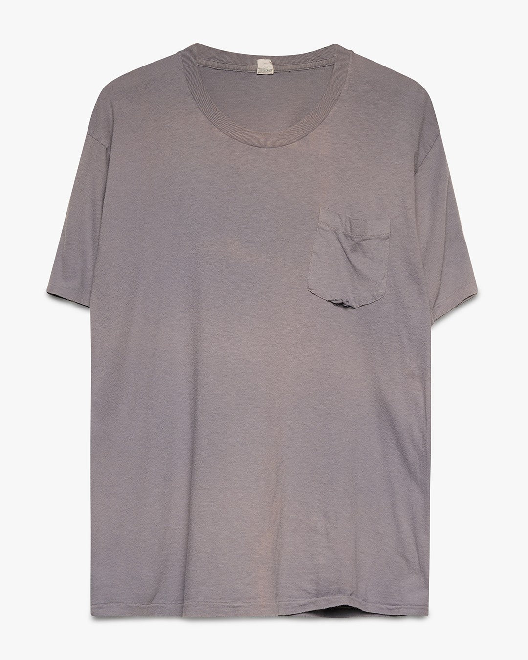 Grey/Purple Pocket Tee