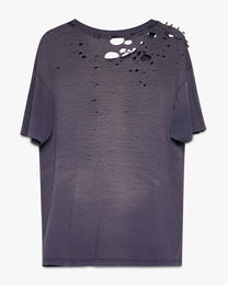 Thrashed Navy Blue Pocket Tee