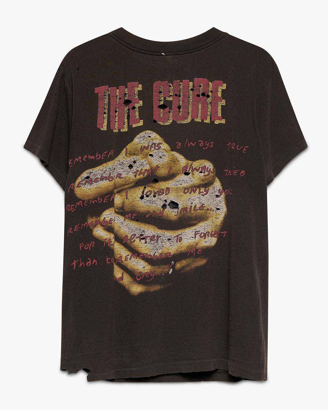 Distressed/Repaired The Cure Band Tee