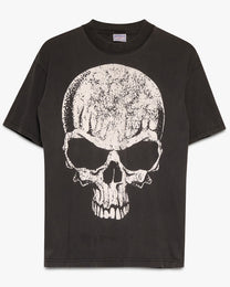 Faded White Skull Tee